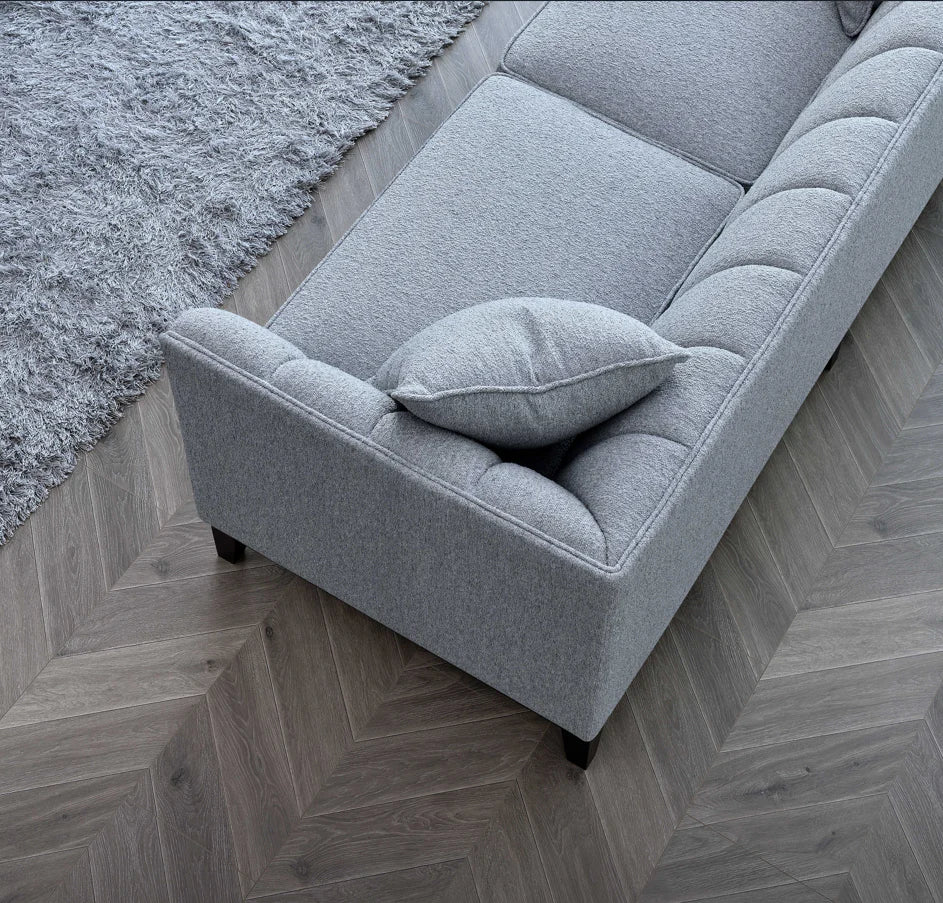 Cooper Sofa Range in Dolphin Boucle - Wood Velvet