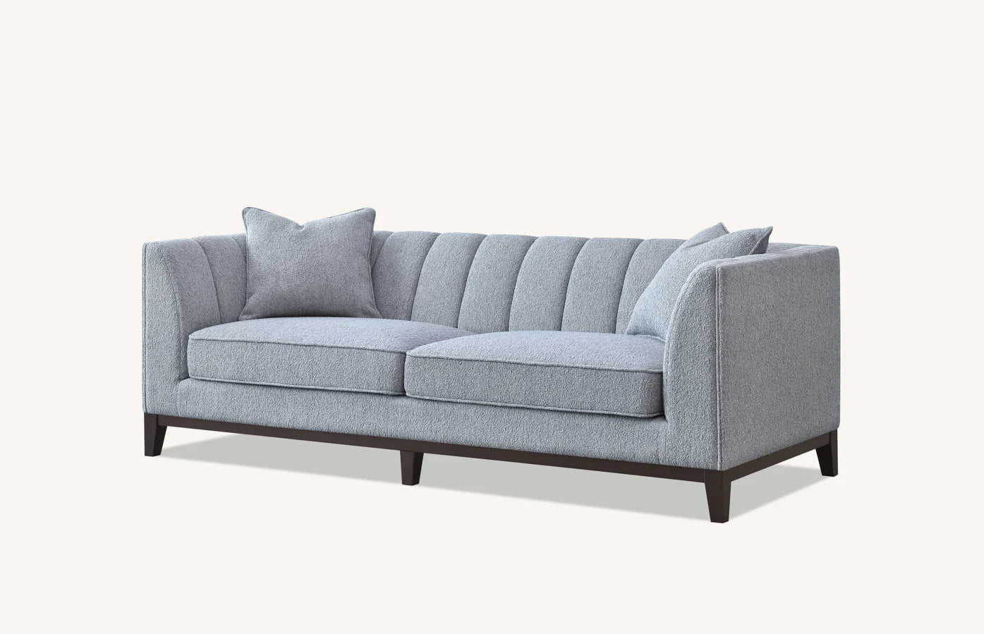 Cooper Sofa Range in Dolphin Boucle - Wood Velvet