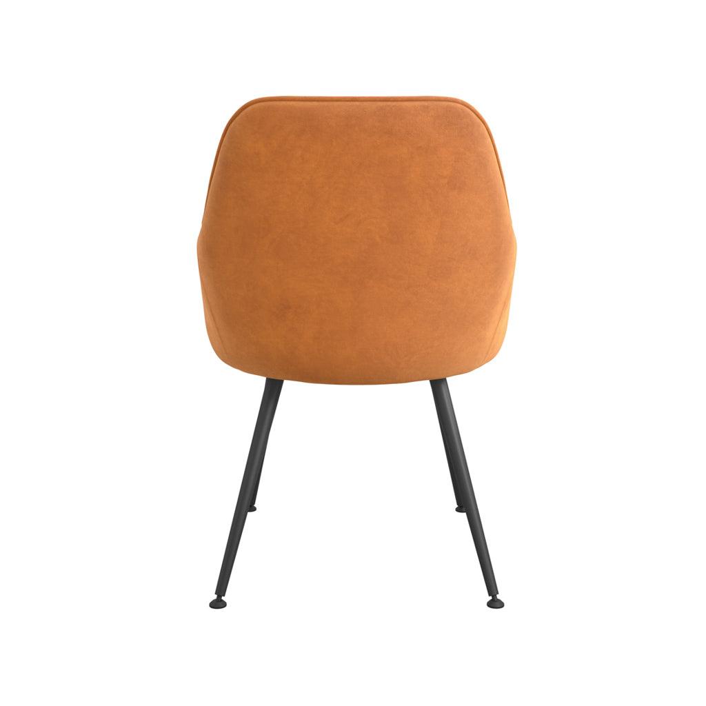 Tara Velvet Dining Chair By LPD - Wood Velvet
