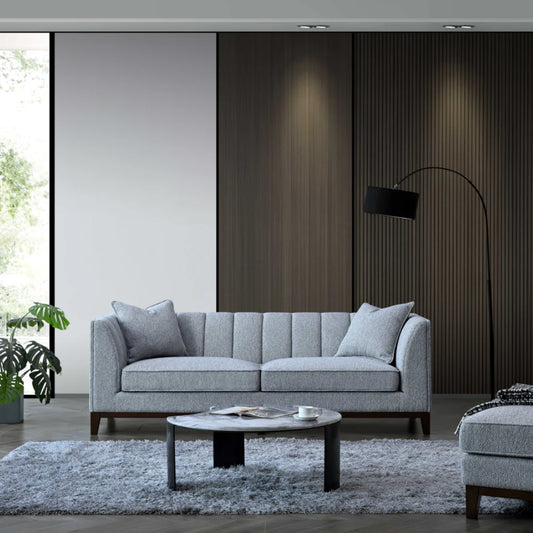 Cooper Sofa Range in Dolphin Boucle - Wood Velvet