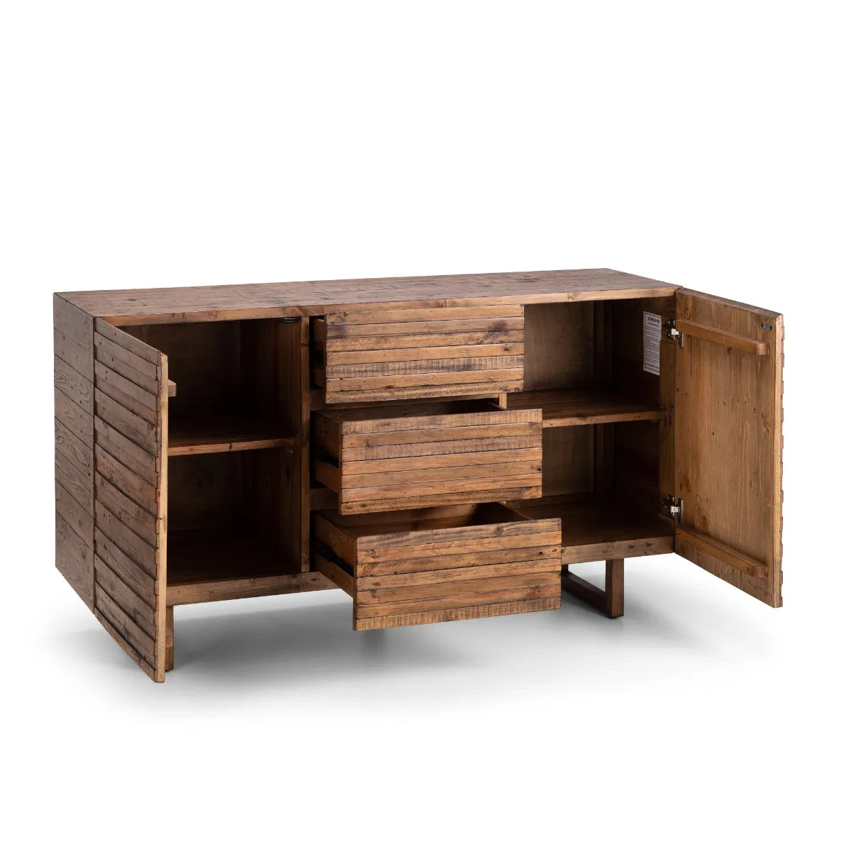 Reclaimed Rustic Wood Woburn Sideboard | Julian Bowen - Wood Velvet