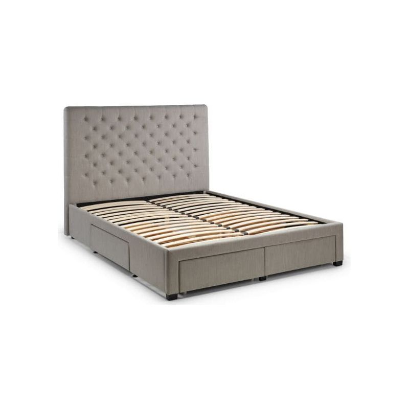 Wilton Deep Button 4 Drawer Bed (Various) - Wood Velvet