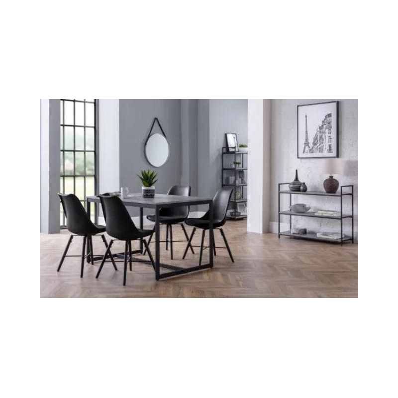 Cari Curved Dining Chair - Wood Velvet