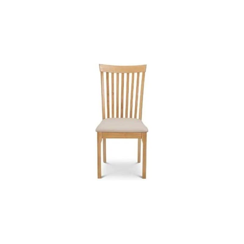 Ibsen Light Oak Dining Chair - Wood Velvet
