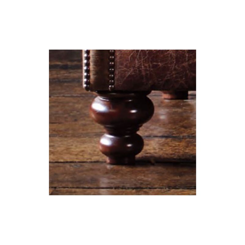 Richard Butler Allingham Traditional Leather Chesterfield - Wood Velvet