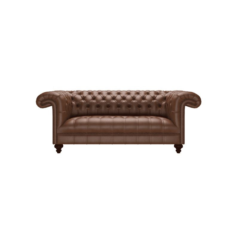 Richard Butler Allingham Traditional Leather Chesterfield - Wood Velvet
