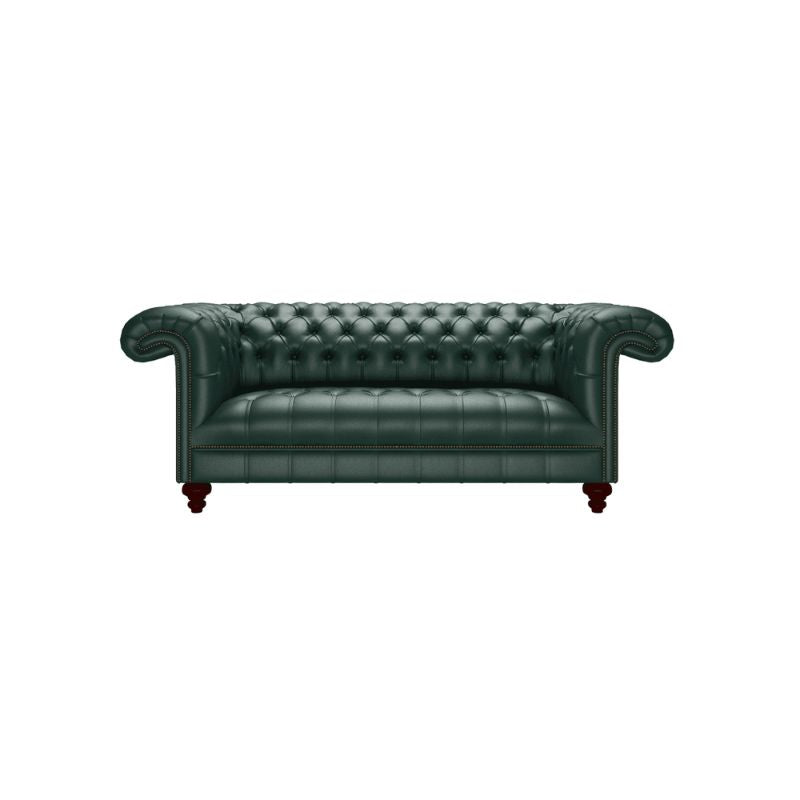 Richard Butler Allingham Traditional Leather Chesterfield - Wood Velvet