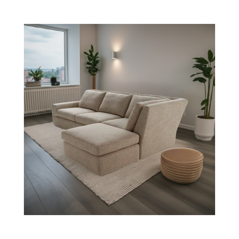 Richard Butler Astor Medium Corner Sofa - Wood Velvet