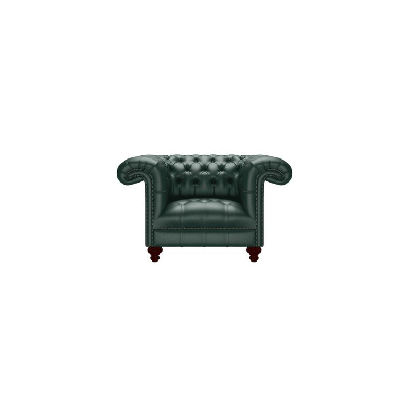 Richard Butler Allingham Traditional Leather Chesterfield - Wood Velvet