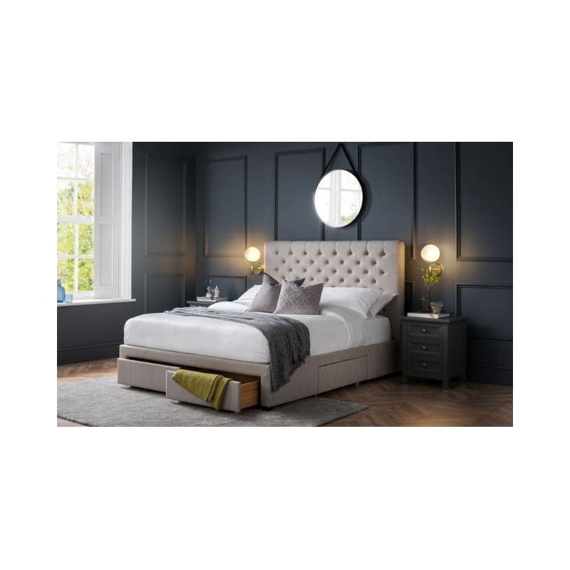 Wilton Deep Button 4 Drawer Bed (Various) - Wood Velvet