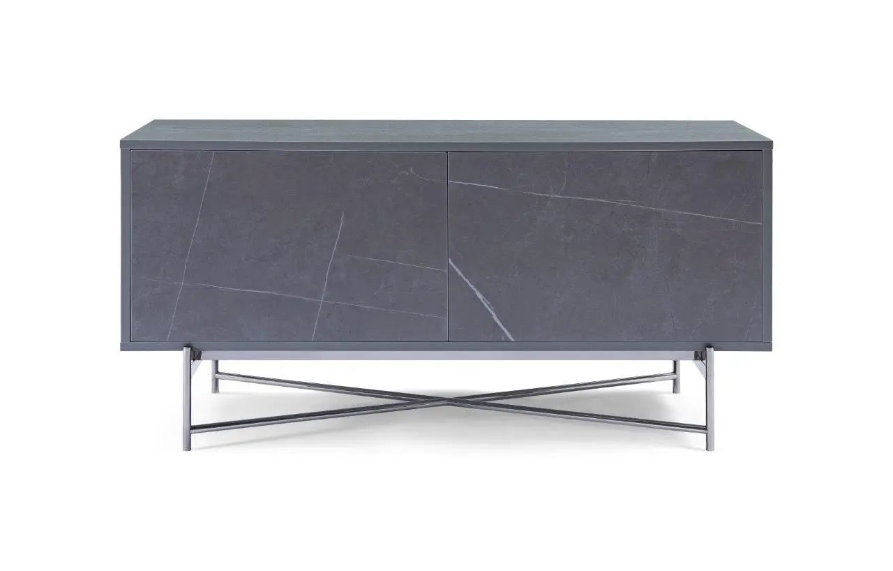 Compact Adriana Media Unit By Gillmore - Wood Velvet