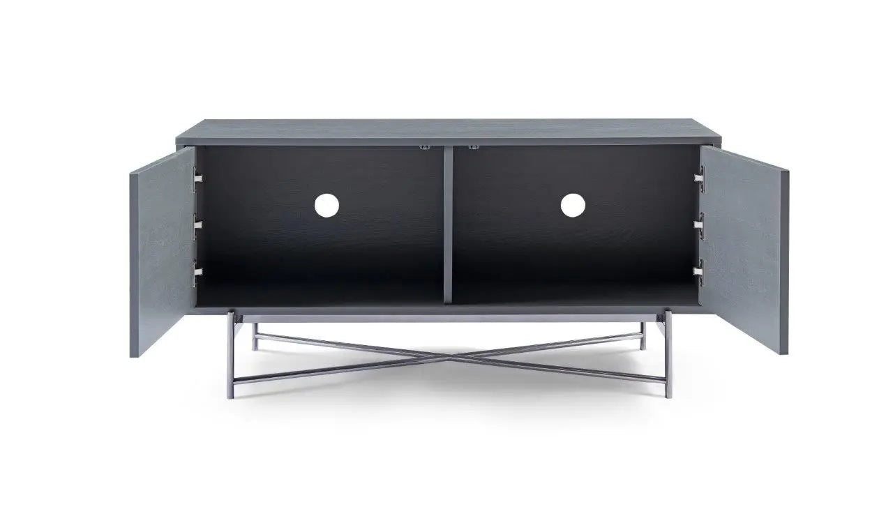 Compact Adriana Media Unit By Gillmore - Wood Velvet