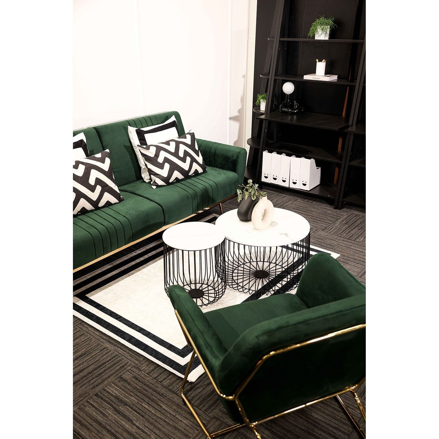 Charles Framed Chair - Wood Velvet