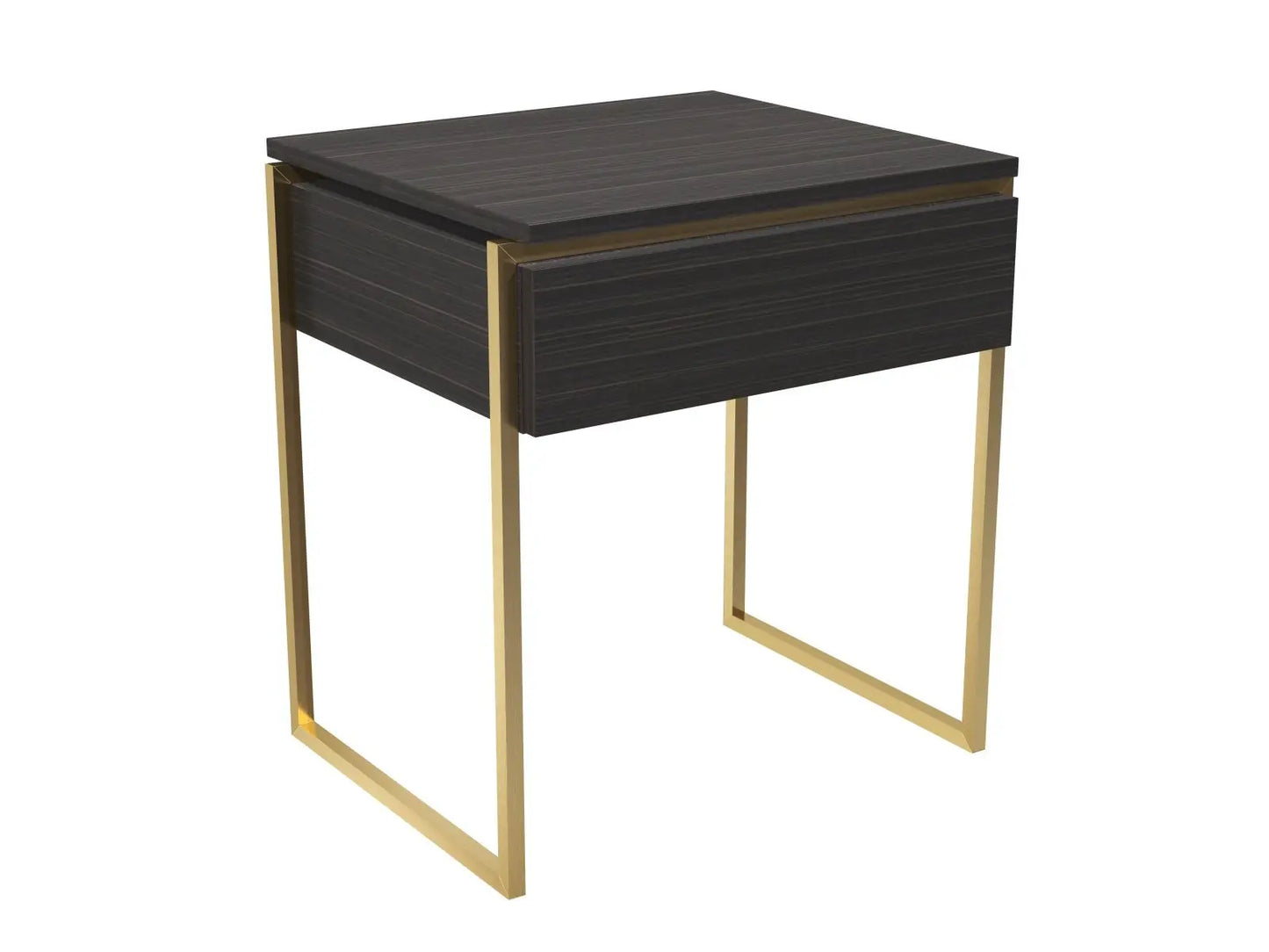 Federico Side Table Drawer By Gillmore - Wood Velvet