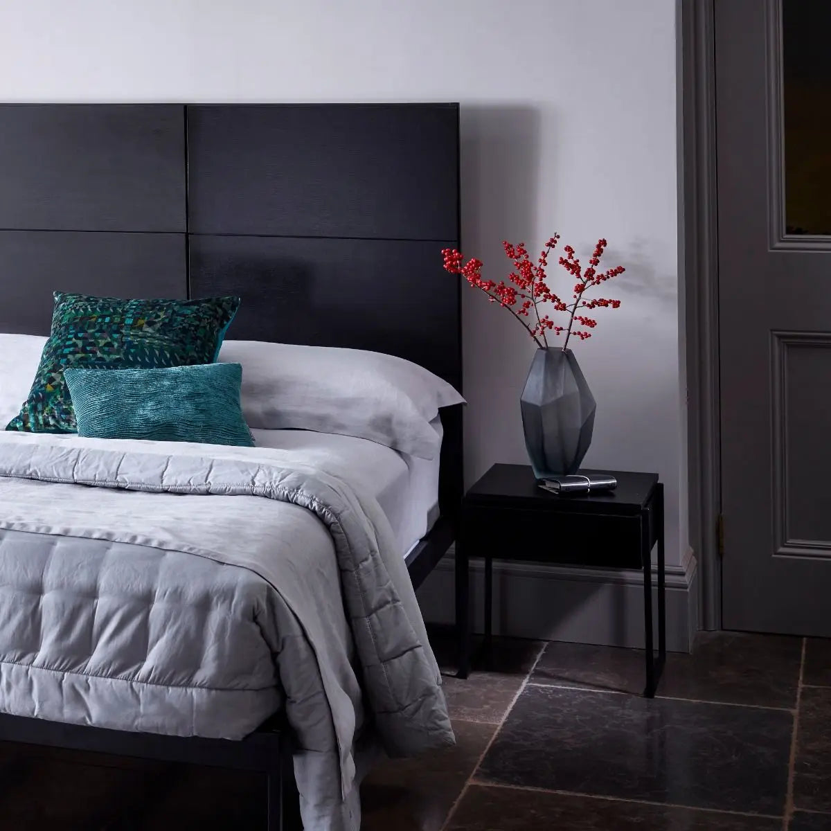 Federico Side Table Drawer By Gillmore - Wood Velvet