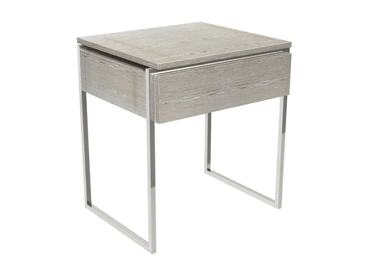 Federico Side Table Drawer By Gillmore - Wood Velvet