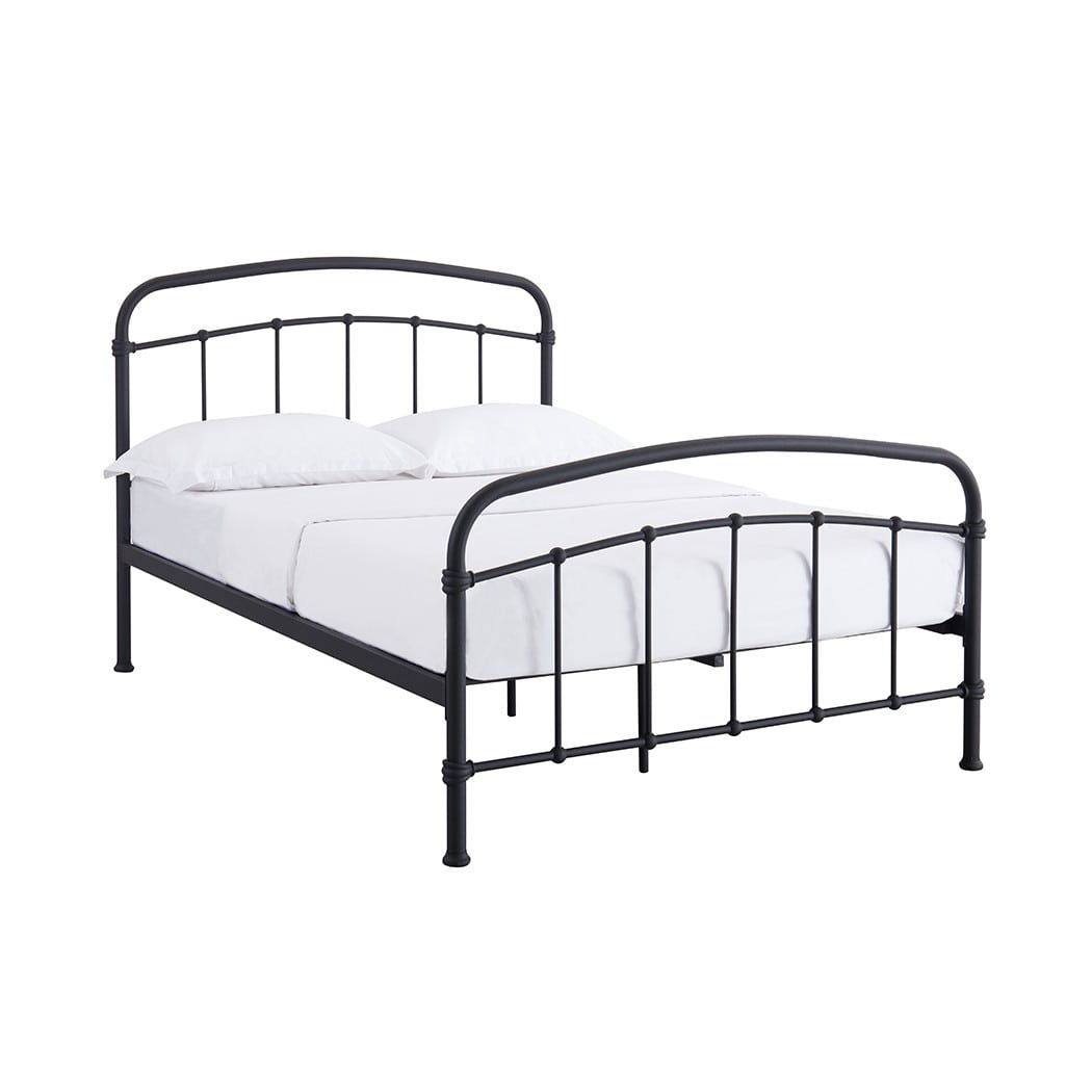 Helston Industrial Chic Bed Frame - Wood Velvet