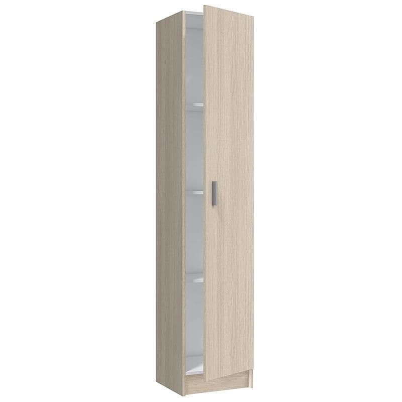 Multi Purpose Oak Narrow Storage Cupboard - Wood Velvet