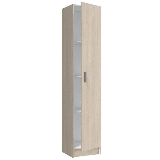 Multi Purpose Oak Narrow Storage Cupboard - Wood Velvet