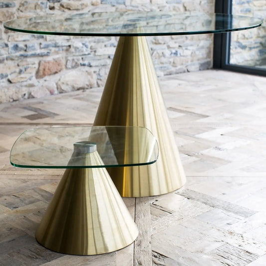 Oscar Square Side Tables By Gillmore - Wood Velvet