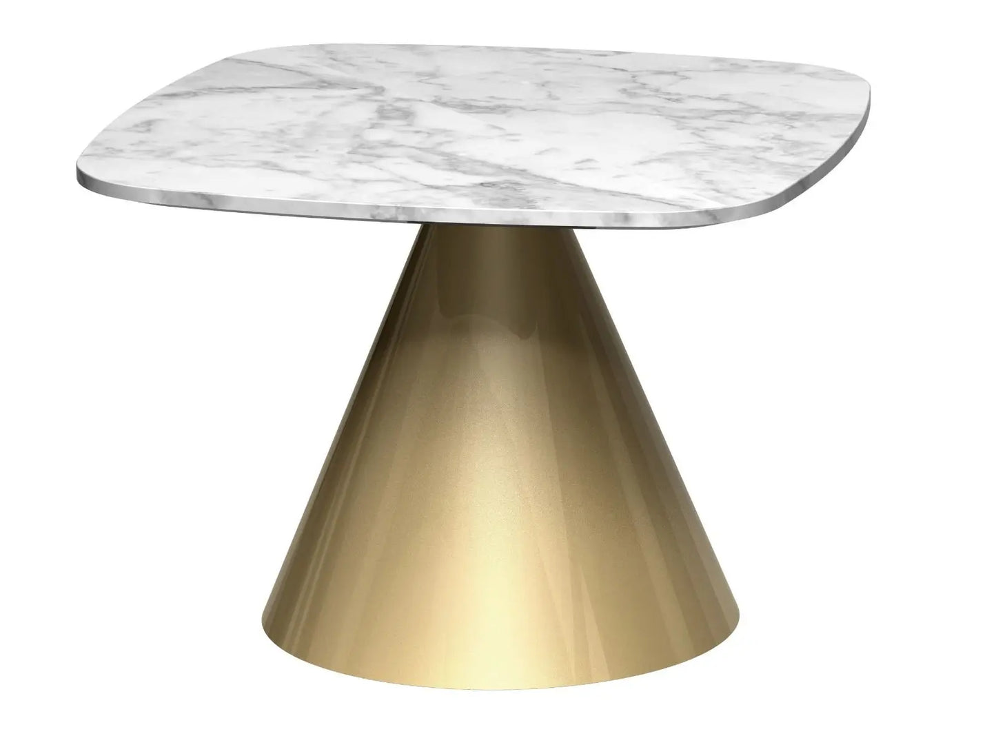 Oscar Square Marble Side Tables By Gillmore - Wood Velvet