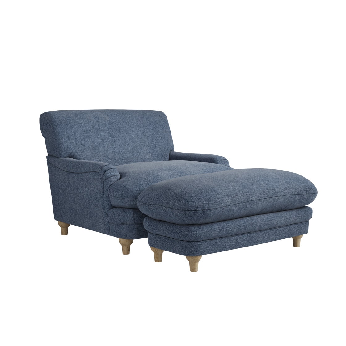 Plumpton Chic Chair - Wood Velvet