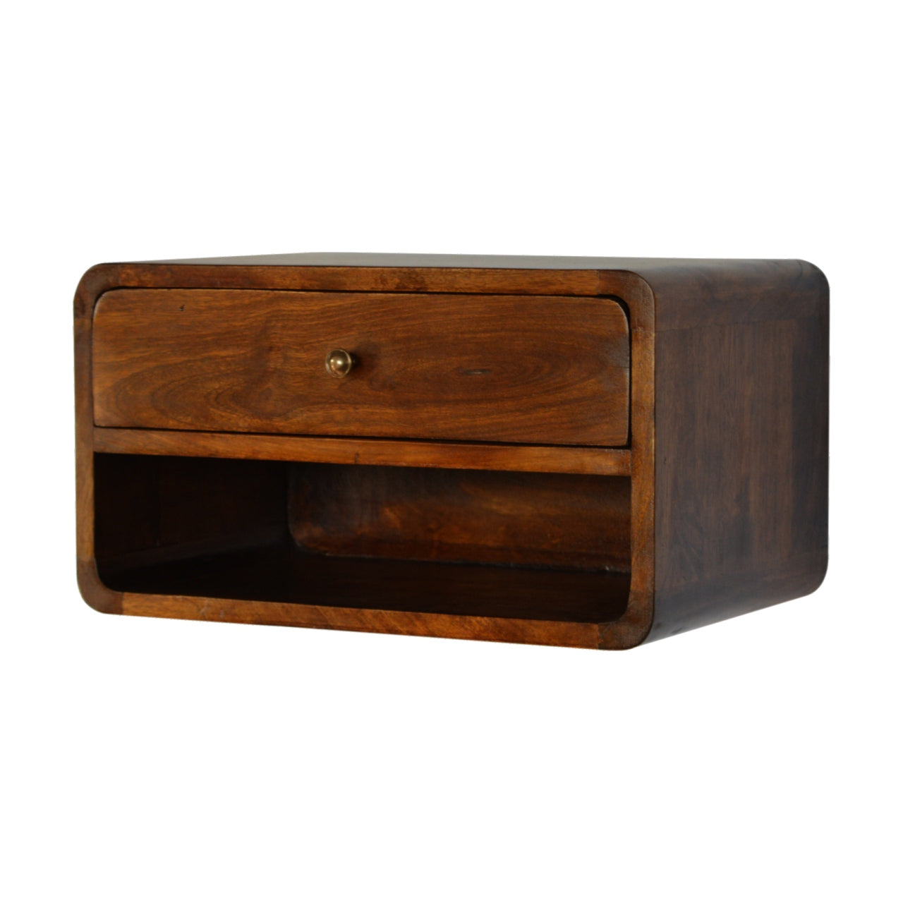Floating 1-Drawer Bedside Cabinet - Wood Velvet