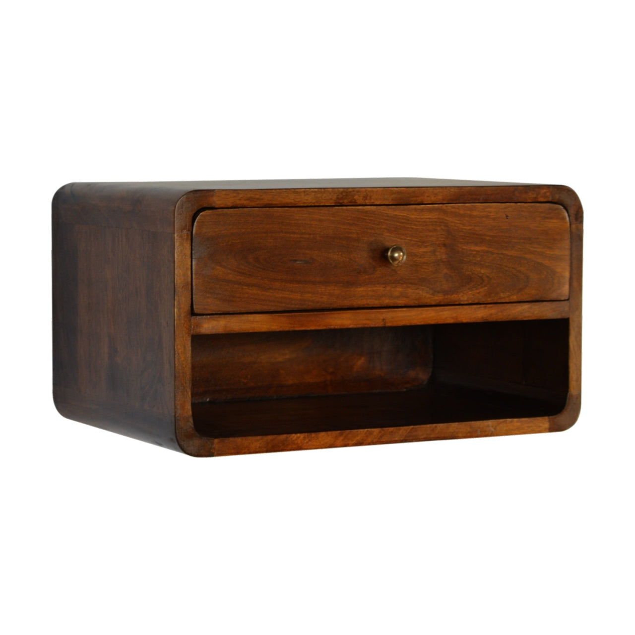 Floating 1-Drawer Bedside Cabinet - Wood Velvet