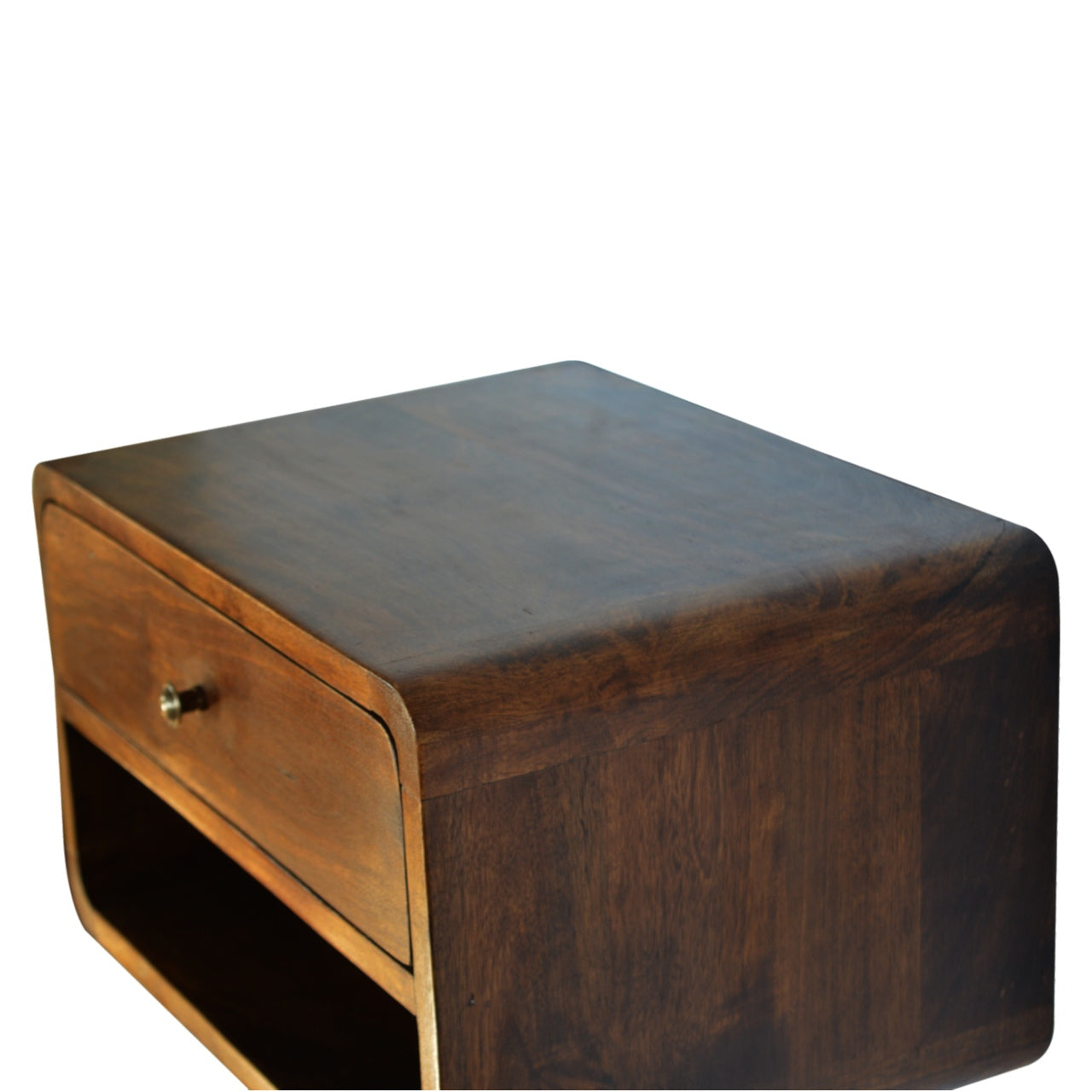 Floating 1-Drawer Bedside Cabinet - Wood Velvet