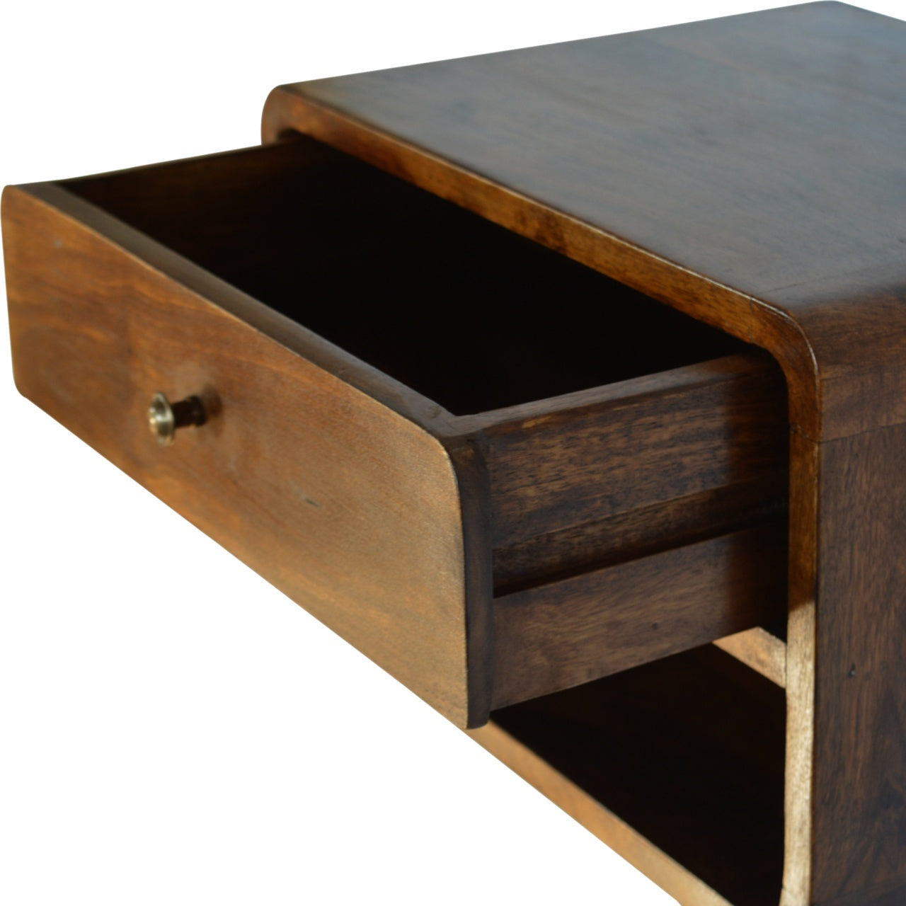 Floating 1-Drawer Bedside Cabinet - Wood Velvet