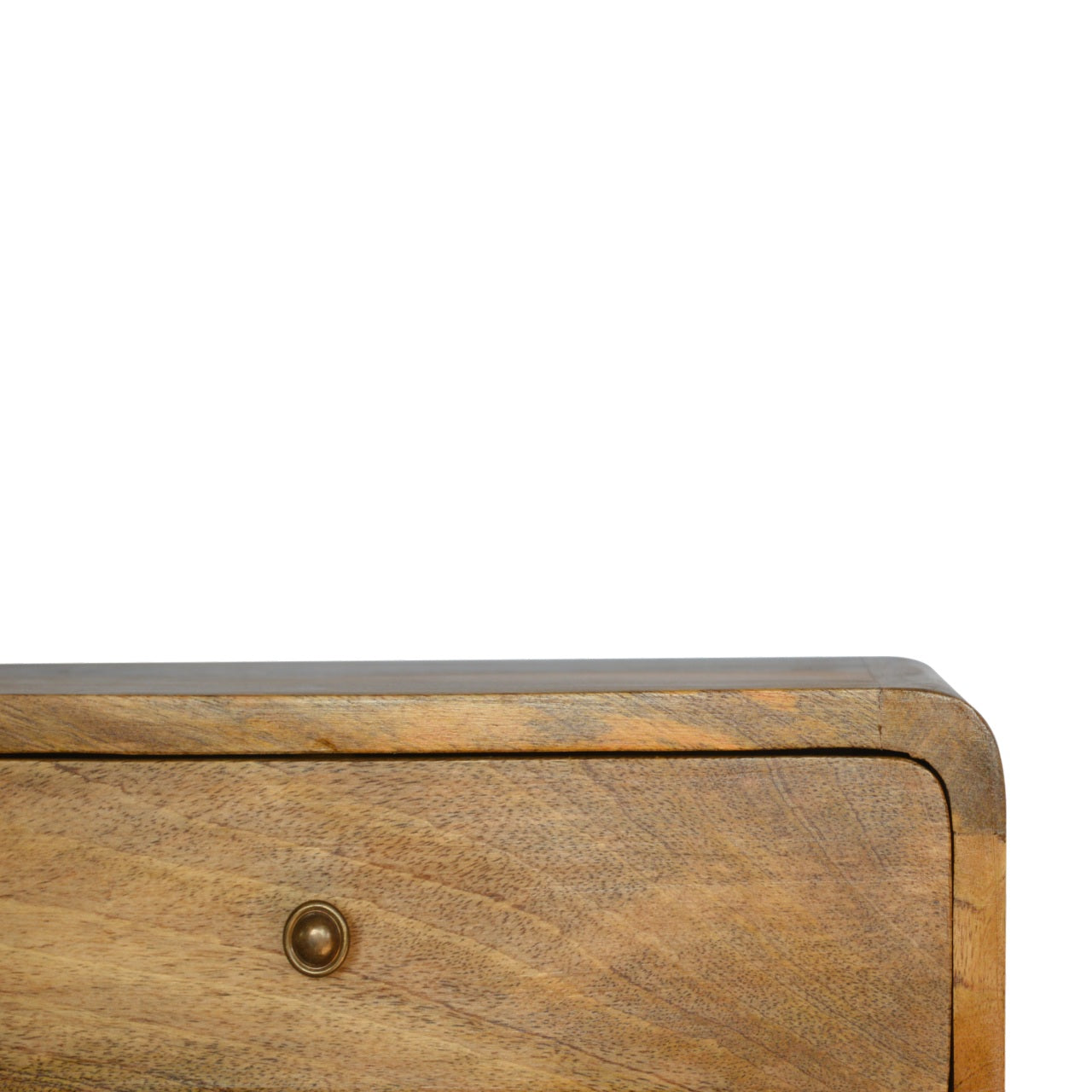 Floating Open Slot 1-Drawer Bedside Unit - Wood Velvet