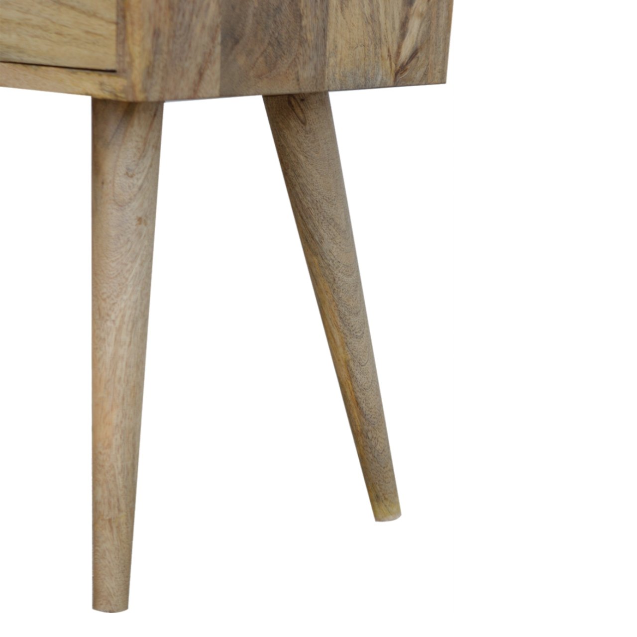 Mini Oak Bedside Table - Wood Velvet