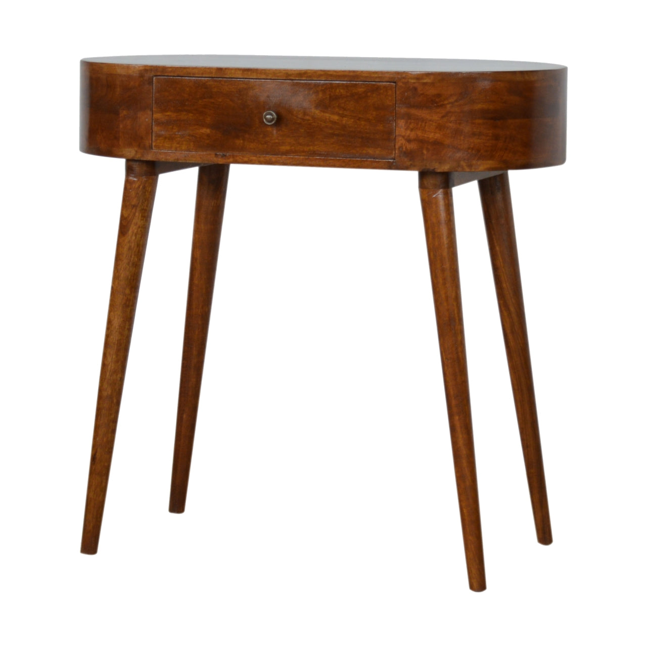 Albion Chestnut Console Table - Wood Velvet