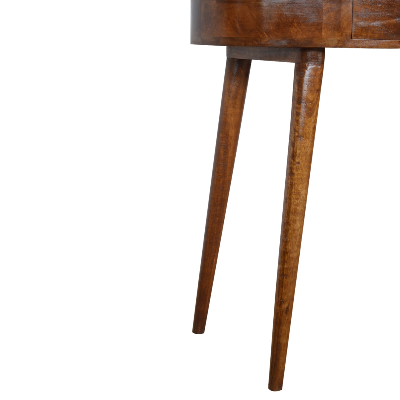 Albion Chestnut Console Table - Wood Velvet
