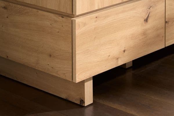 Texas Artisan Oak Effect 2 Door 2 Drawer Double Wardrobe P8AEER72 - Wood Velvet