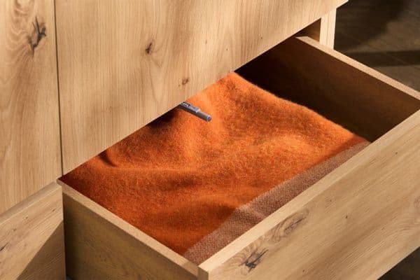 Texas Artisan Oak Effect 2 Door 2 Drawer Double Wardrobe P8AEER72 - Wood Velvet