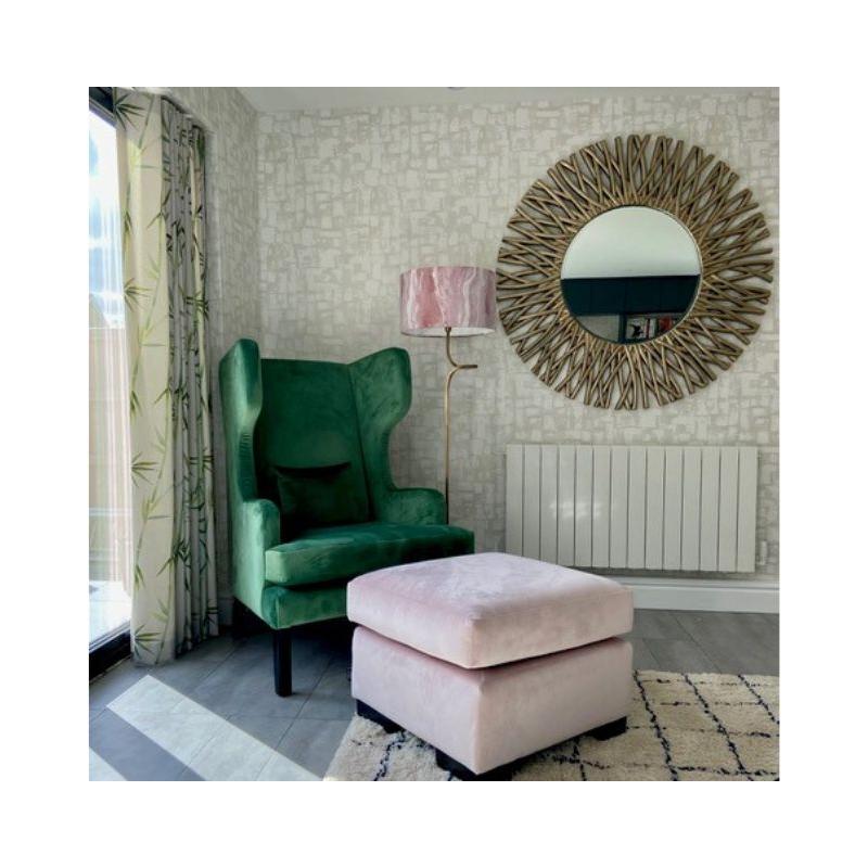 Jen Wing Chair - Wood Velvet