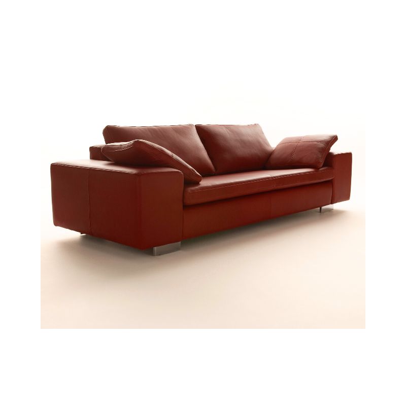 wood velvet m kiko brown leather sofa