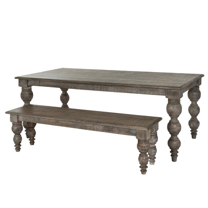 British Design Solid Mango Wood Rectangular Dining Table | Rutland Collection | Hill Interiors |