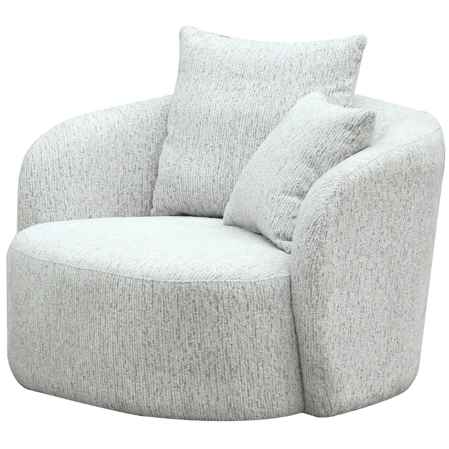 Alluring Curve Swivel Chair | Sorelle - Wood Velvet