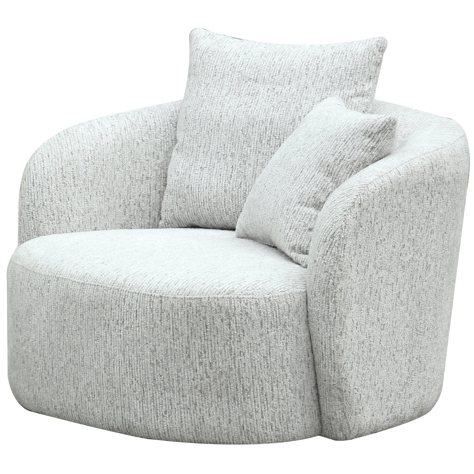 Alluring Curve Swivel Chair | Sorelle - Wood Velvet