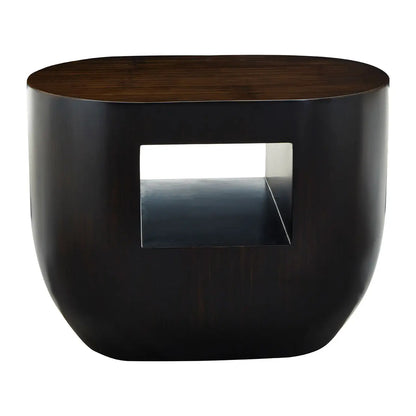 Urban Curve Bamboo Side Table | Understated Design