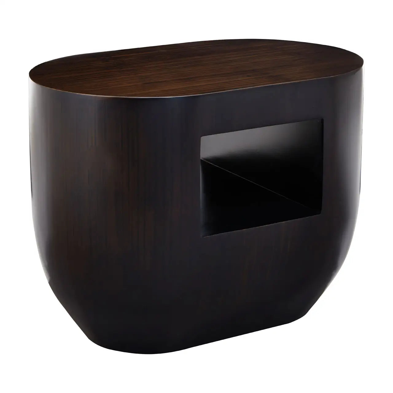 Urban Curve Bamboo Side Table | Understated Design
