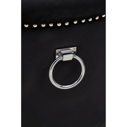 Mid-century Modern Button Back Chair In Doucet Black Velvet With Black Legs | Wood Velvet (Copy) - Wood Velvet