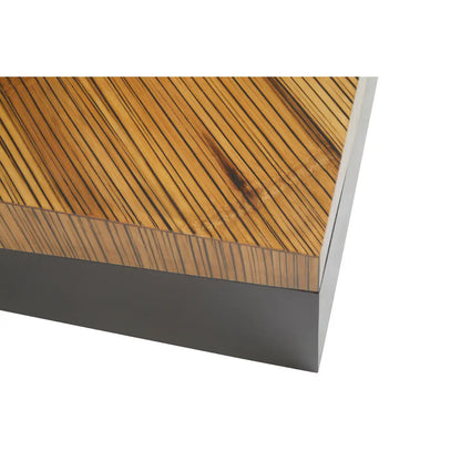 Large Accent Coffee Table Angular Bamboo | Champion