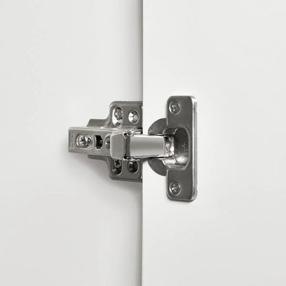 Julian Bowen 2 Door Wardrobe In White & Oak Accents | Alba - Wood Velvet