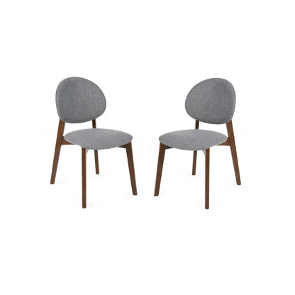Walnut Curved Back Dining Chair Pair | Artemis | Julian Bowen