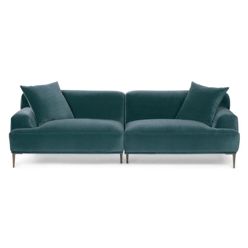 Abisko Plush Pacific Blue Sofa