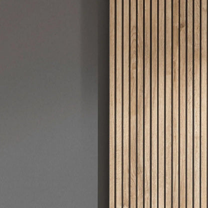 Space-saving Panelled Sliding 2 Door Wardrobe | Berno Range | Julian Bowen