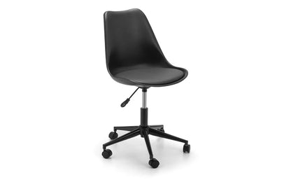 Julian Bowen Super Sleek Office Chair | Erika | - Wood Velvet